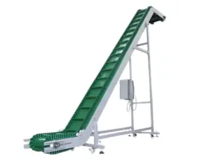 Bits Intelligent Sorter feeding and inspection conveyor