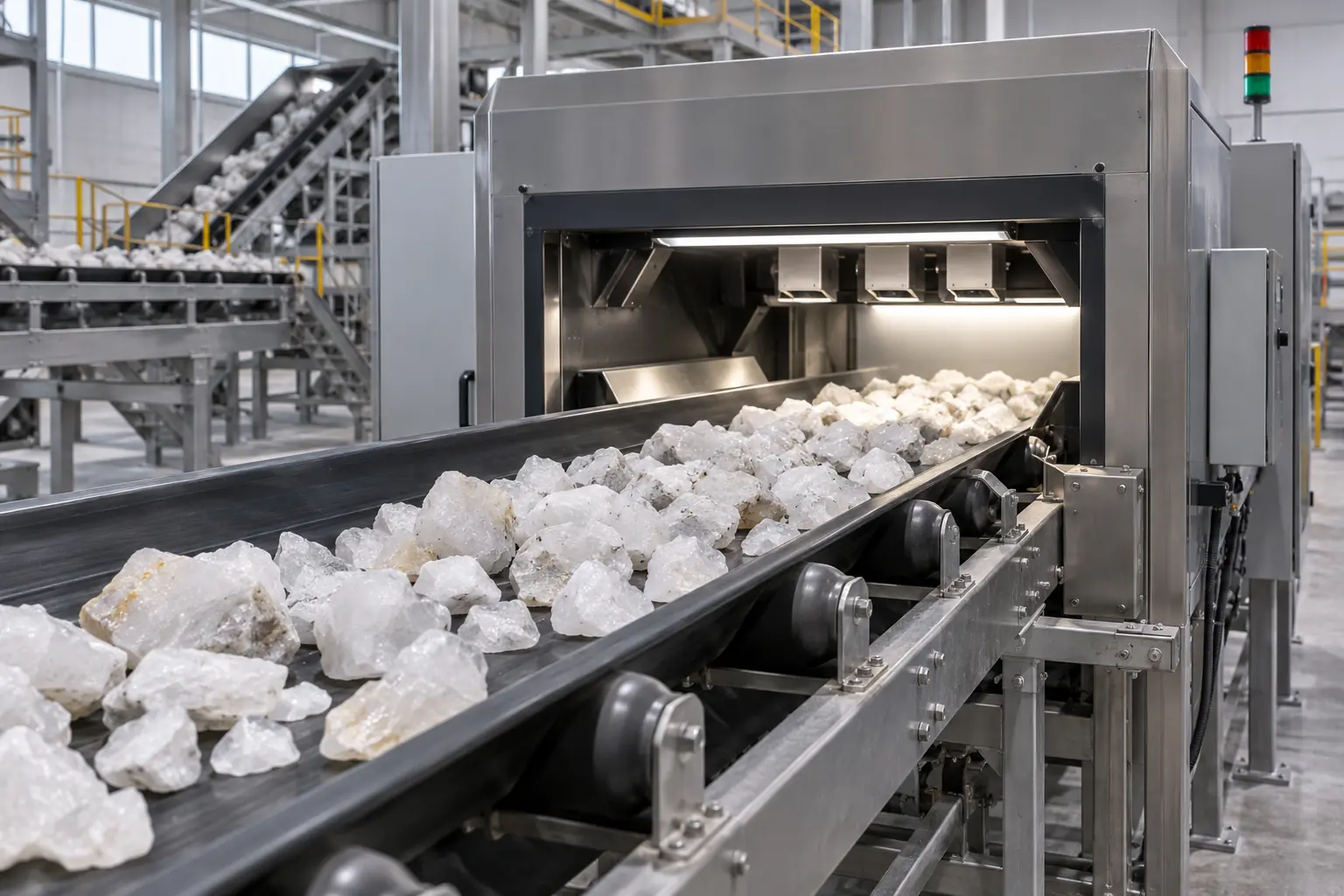 Quartz Sorting in Progress