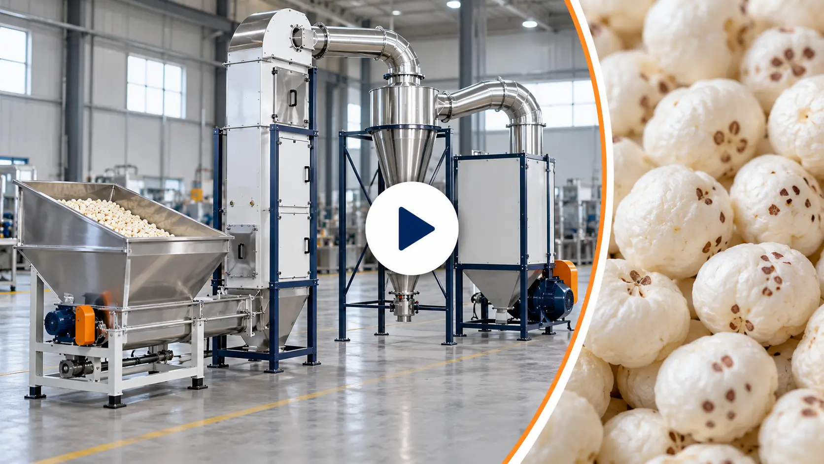 Makhana Cleaning Aspirator Dust Collector