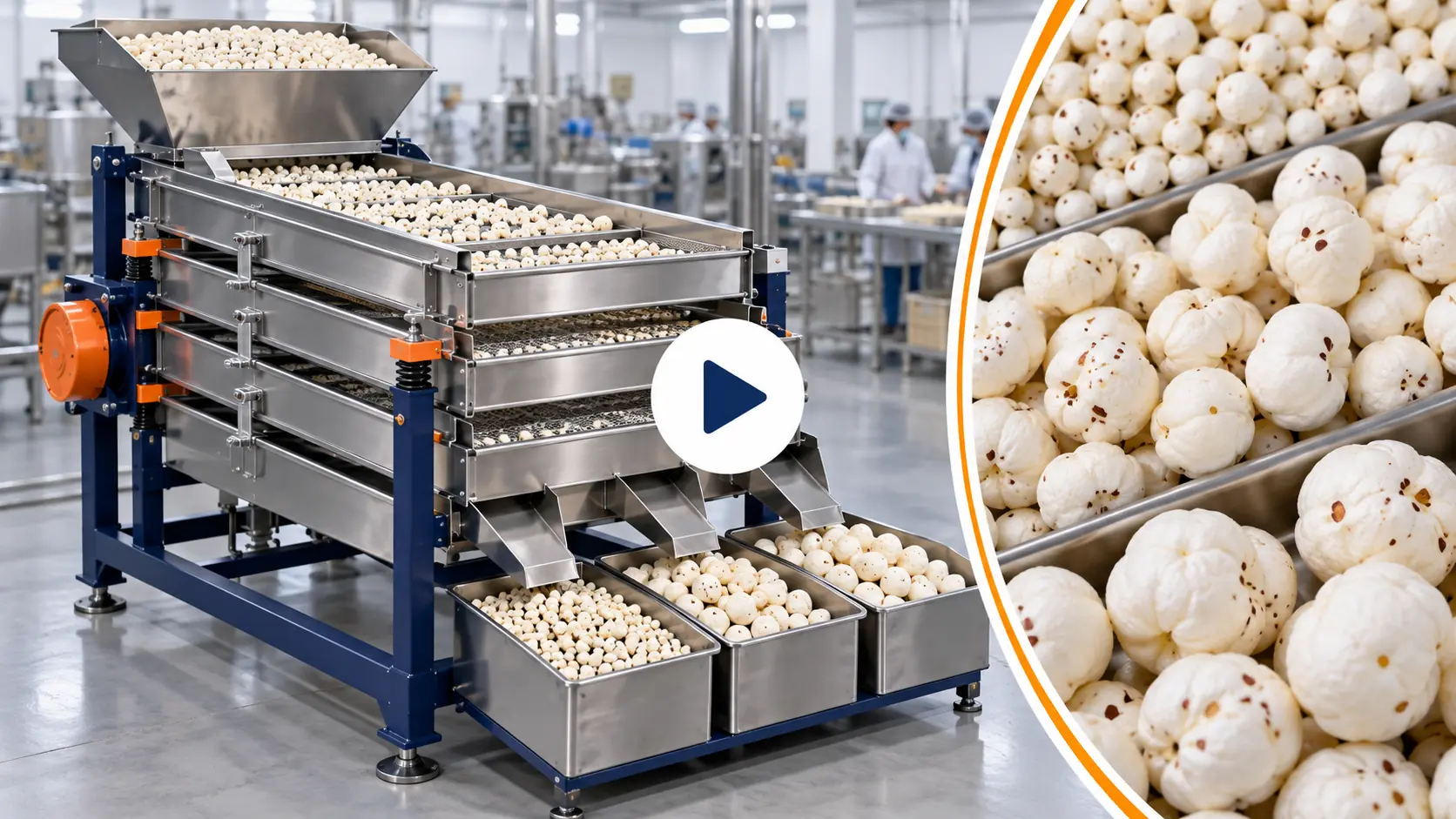 Makhana Grading Machine