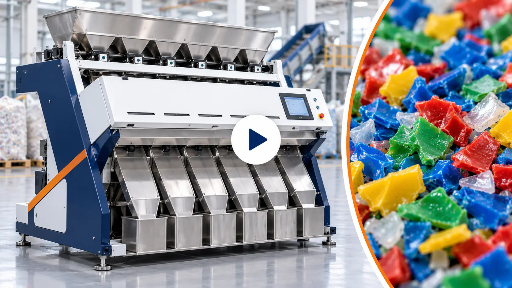 Plastic Colour Sorting Machine
