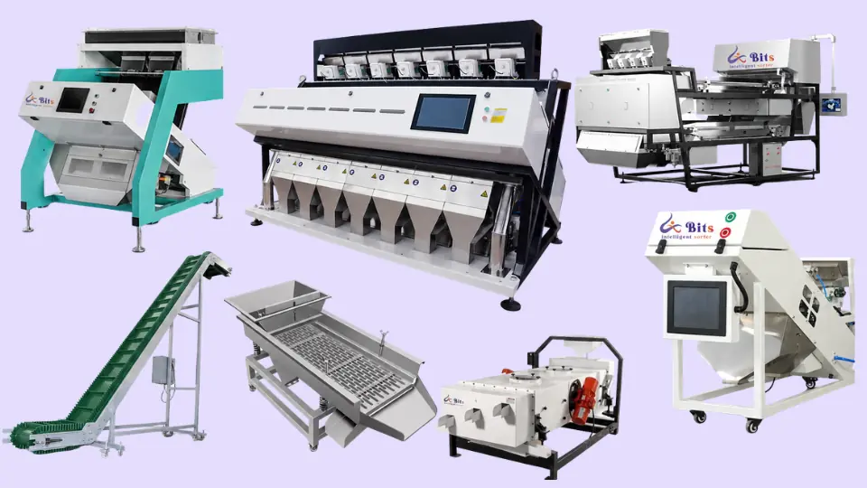 Bits Intelligent Sorter product range of sorting, grading and conveyor machines